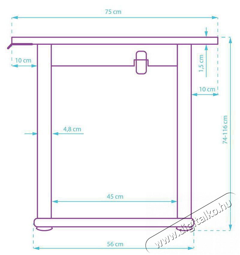 ULTRADESK UPLIFT - barna asztallap Iroda &eacute;s sz&aacute;m&iacute;t&aacute;stechnika - Egy&eacute;b sz&aacute;m&iacute;t&aacute;stechnikai term&eacute;k - 530808
