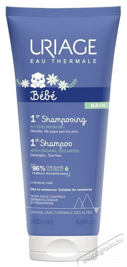 Uriage B&eacute;b&eacute; sampon, 200ml Sz&eacute;ps&eacute;g&aacute;pol&aacute;s / Eg&eacute;szs&eacute;g - Baba mama term&eacute;k - Egy&eacute;b baba mama term&eacute;k - 535834
