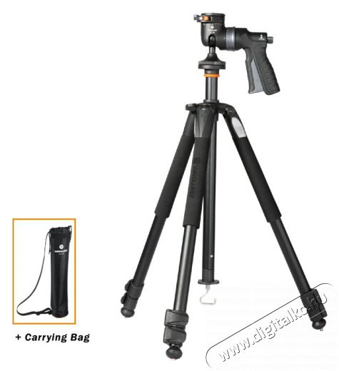 Vanguard ALTA+ 263AGH aluminium háromlábú állvány pisztolymarkolatos gömbfejjel Fotó-Videó kiegészítők - Állvány - Tripod állvány - 266002