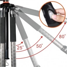 Vanguard ABEO PLUS 363CT Karbon háromlábú állvány Fotó-Videó kiegészítők - Állvány - Tripod állvány - 279009