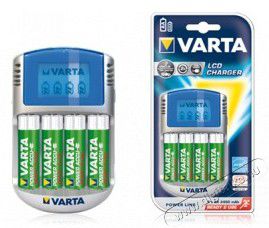 Varta LCD Töltő + 4x2600mAh akkumulátor Akkuk és töltők - Elem méretű akku és töltő - Szettben - 336652