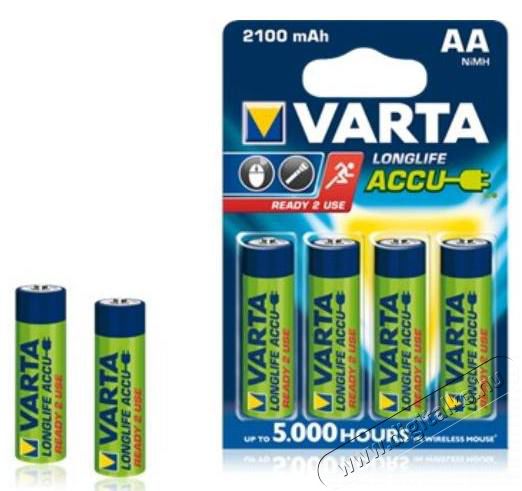 Varta Longlife Accu R2U AAx4 2100mAh tölthető elem Akkuk és töltők - Elem - 336661