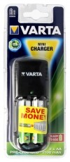 Varta Mini 2xAA 2100 mAh akkutöltő Akkuk és töltők - Elem méretű akku és töltő - Szettben - 336666