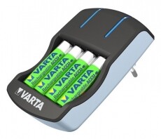 Varta Plug Töltő + 4x2100mAh akku Akkuk és töltők - Elem méretű akku és töltő - Szettben - 336678