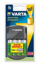 Varta Quattro Töltő + 4x2100mAh akku Akkuk és töltők - Elem méretű akku és töltő - Szettben - 336688