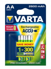 Varta Professional AA akkumulátor 2db 2600mAh Akkuk és töltők - Elem méretű akku és töltő - Akku - 339680