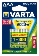 Varta Professional akkumulátor AAAx4 1000mA Akkuk és töltők - Elem méretű akku és töltő - Akku - 336687