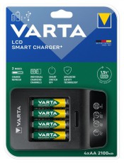 Varta 57684101441 LCD Smart Charger/4db/AA/2100mAh akku/akku töltő Akkuk és töltők - Elem méretű akku és töltő - Szettben - 386620