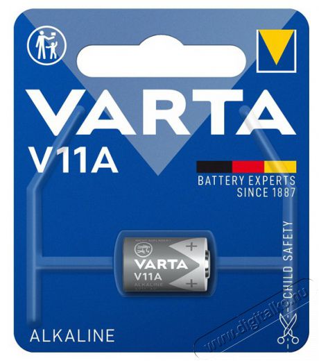 Varta 4211101401 V11A 6V alkáli fotó- és kalkulátorelem 1 db/bliszter Akkuk és töltők - Elem - 388032
