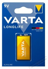 Varta 4122101411 Longlife alkáli 9V elem 1db/bliszter Akkuk és töltők - Elem - 388280