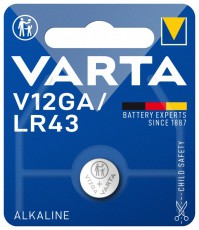 Varta 4278101401 LR43 (V12GA) fotó és kalkulátor elem 1db/bliszter Akkuk és töltők - Elem - 388279