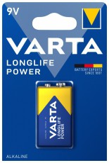 Varta 4922121411 Longlife Power 9V (6RL61) alkáli elem 1db/bliszter Akkuk és töltők - Elem - 388265