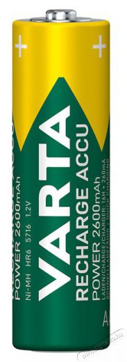 Varta 5716101404 Ready2Use AA (HR6) 2600mAh akku 4db/bliszter Akkuk &eacute;s t&ouml;ltők - Elem - 388225