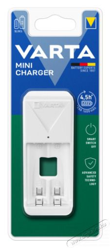 Varta 57656101451 Mini töltő + 2 db AA 2100 mAh akkumulátor Fényképezőgép / kamera - Sport kamera tartozékok - Akkumulátor / töltő - 406750