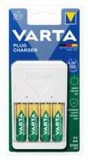 Varta 57657101451 Plug töltő + 4db AA 2100 mAh akkumulátor Fényképezőgép / kamera - Sport kamera tartozékok - Akkumulátor / töltő - 406748