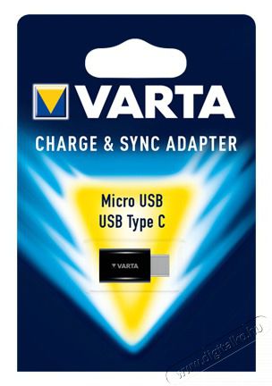 Varta 57945101401 microUSB - Type C fekete adapter Tv kiegészítők - Kábel / csatlakozó - Csatlakozó / elosztó / átalakító - 455564