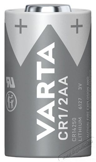 Varta 6127101401 CR 1/2 AA lithium fotó elem 1db/bliszter Akkuk és töltők - Elem - 453341