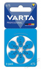 Varta 24600101416 675 hallókészülék elem 6db/bliszter Akkuk és töltők - Elem - 479996