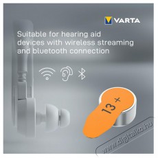 Varta 24606101416 13 hallókészülék elem 6db/bliszter Akkuk és töltők - Elem - 479995
