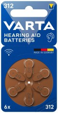 Varta 24607101416 312 hallókészülék elem 6db/bliszter Akkuk és töltők - Elem - 479994