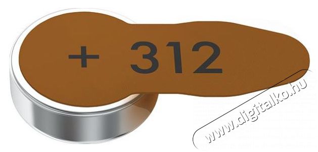 Varta 24607101416 312 hallókészülék elem 6db/bliszter Akkuk és töltők - Elem - 479994
