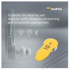 Varta 24610101416 10 hallókészülék elem 6db/bliszter Akkuk és töltők - Elem - 479993