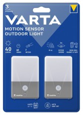Varta 16634101402 Motion Sensor Ourdoor Light 2db-os mozgásérzékelős kültéri lámpa Háztartás / Otthon / Kültér - Világítás / elektromosság - Kerti / kültéri lámpa - 498091
