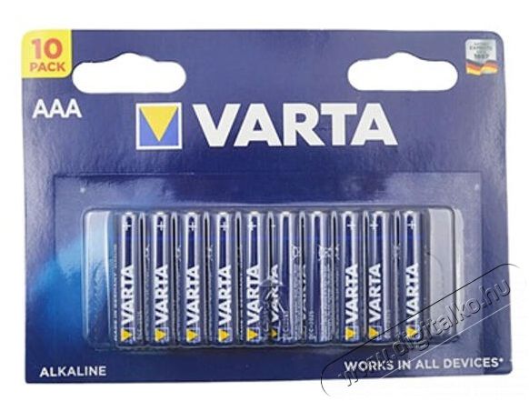 Varta 4103312410 Selective AAA alkáli mikro ceruza elem 10db/bliszter Akkuk és töltők - Elem - 497180