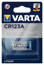 Varta 6205301401 CR123 lithium fotó elem 1db/bliszter Akkuk és töltők - Elem - 508282