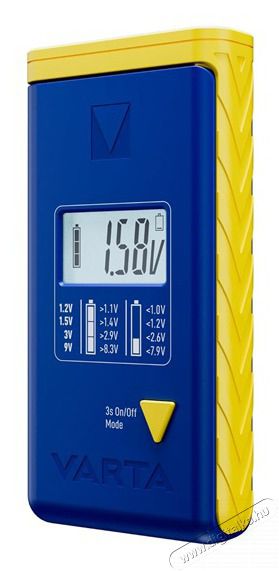 Varta 893101111 LCD Elem- akku- gombcella teszter Akkuk &eacute;s t&ouml;ltők - Elem - 508256