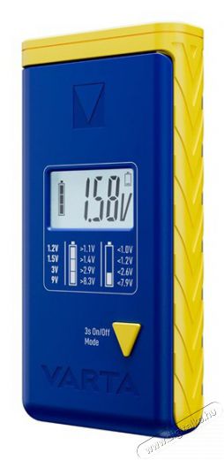 Varta 893101111 LCD Elem- akku- gombcella teszter Akkuk &eacute;s t&ouml;ltők - Elem - 508256