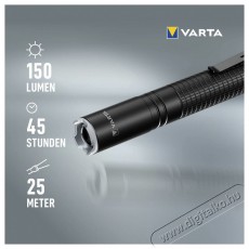 Varta ALUMINIUM LIGHT F10 PRO elemlámpa Háztartás / Otthon / Kültér - Világítás / elektromosság - Zseblámpa / elemlámpa - 508254