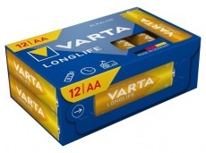 Varta 4106301132 Longlife ceruza AA (LR06) elem 12db/csomag (műanyagmentes csomagolás) Akkuk és töltők - Elem - 515970