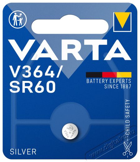 Varta 364101401 V364 ezüst gombelem Akkuk és töltők - Elem - 498087