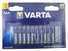 Varta 4103312410 Selective AAA alkáli mikro ceruza elem 10db/bliszter - Akkuk és töltők - Elem - 497180