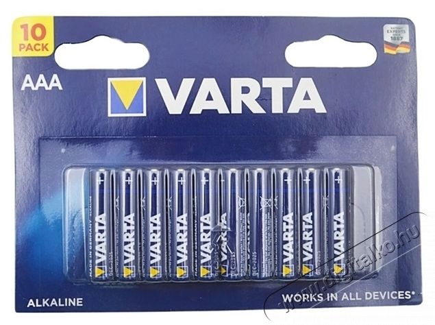 Varta 4103312410 Selective AAA alkáli mikro ceruza elem 10db/bliszter Akkuk és töltők - Elem - 497180