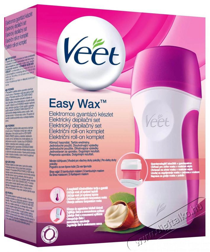 VEET EasyWax k&eacute;szlet Sz&eacute;ps&eacute;g&aacute;pol&aacute;s / Eg&eacute;szs&eacute;g - Szőrtelen&iacute;tő / borotva - Női szőrtelen&iacute;tő - 512537