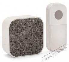 VELAMP  Vezeték nélküli csengő DOM009 aljzathoz, 150 m, 36 dallam Háztartás / Otthon / Kültér - Lakásfelszerelés - Csengő - 519826