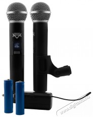 Veles-X Dual Wireless Handheld Microphone Party Karaoke System with Receiver Fotó-Videó kiegészítők - Mikrofon - Ének és hangszer mikrofon - 526542