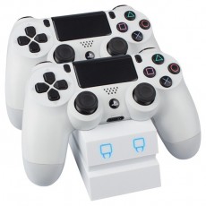 Venom VS2737 PS4 Fehér dupla töltőállomás Iroda és számítástechnika - Játék konzol - Kiegészítő - 394372