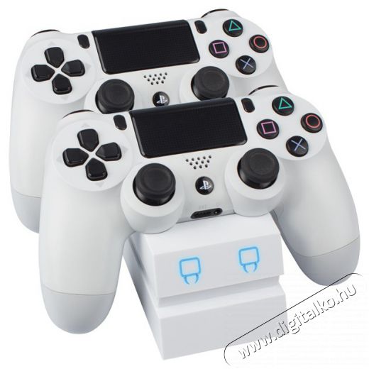 Venom VS2737 PS4 Fehér dupla töltőállomás Iroda és számítástechnika - Játék konzol - Kiegészítő - 394372