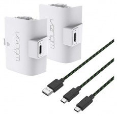 Venom VS2874 Xbox Series S & X fehér magas kapacítású (1100mAh) akkucsomag (2 db) + 3 méter töltőkábel Iroda és számítástechnika - Játék konzol - Kiegészítő - 394159