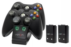 Venom VS2891 Xbox 360 Fekete dupla töltőállomás + 2db akkumulátor Iroda és számítástechnika - Játék konzol - Kiegészítő - 394150