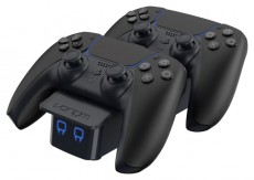 Venom VS5007 PS5 dupla fekete töltőállomás Iroda és számítástechnika - Játék konzol - Kiegészítő - 394380