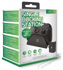 Venom VS2880 Xbox Series X & S fekete töltőállomás + 1 db akkumulátor Iroda és számítástechnika - Játék konzol - Kiegészítő - 394388
