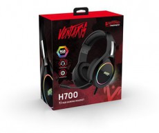 VENTARIS H700 RGB 7.1 Fekete gamer headset Audio-Video / Hifi / Multimédia - Fül és Fejhallgatók - Fejhallgató mikrofonnal / headset - 389898