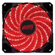 VENTARIS F500 120mm piros ház hűtőventilátor Iroda és számítástechnika - Egyéb számítástechnikai termék - 394648