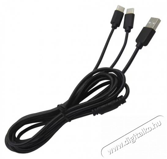 VENTARIS C100B PS5/Xbox Series X/S kontrollerhez USB Type-C Dual töltőkábel Iroda és számítástechnika - Játék konzol - Kiegészítő - 476724