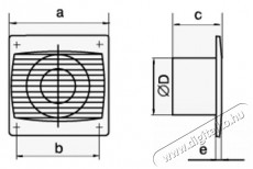 Vents 100 ST Háztartási Ventilátor Időkapcsolóval Háztartás / Otthon / Kültér - Ventilátor / Légkondicionáló - Fali / mennyezeti ventilátor - 493879