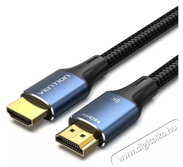 Vention Cotton Braided USB-C 4.0 5A Cable 1m Gray Aluminum Alloy Type Iroda és számítástechnika - Számítógép tartozék - USB kábel - 503445